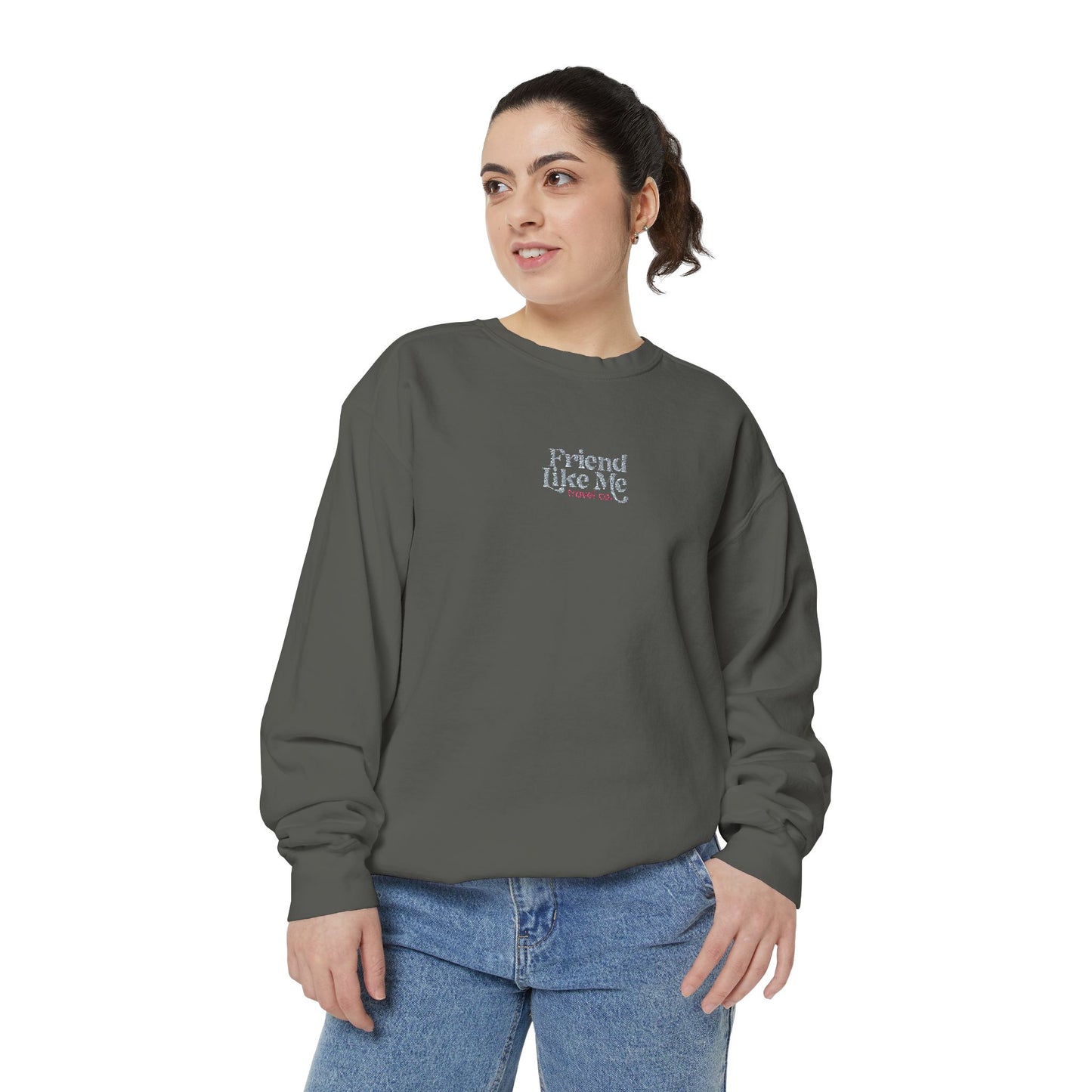Embroidered Sweatshirt - Comfort Colors