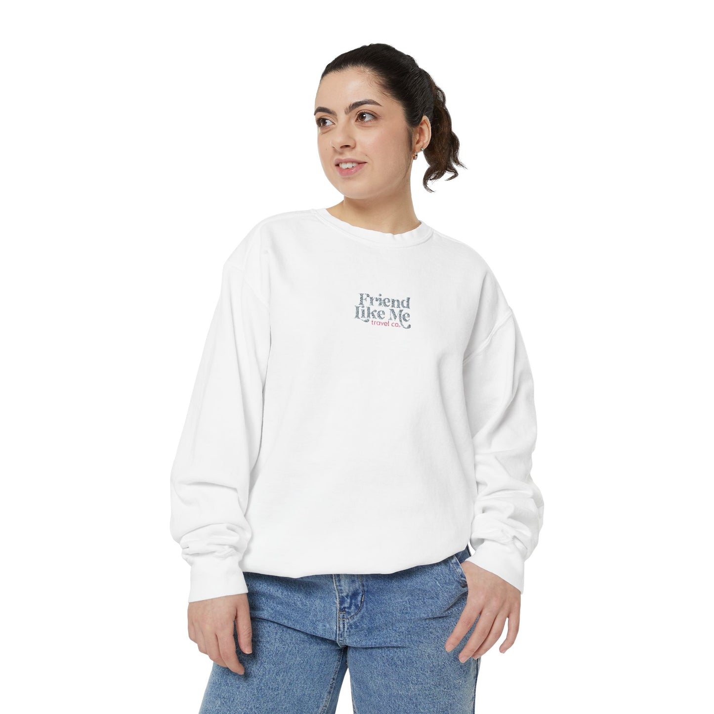 Embroidered Sweatshirt - Comfort Colors