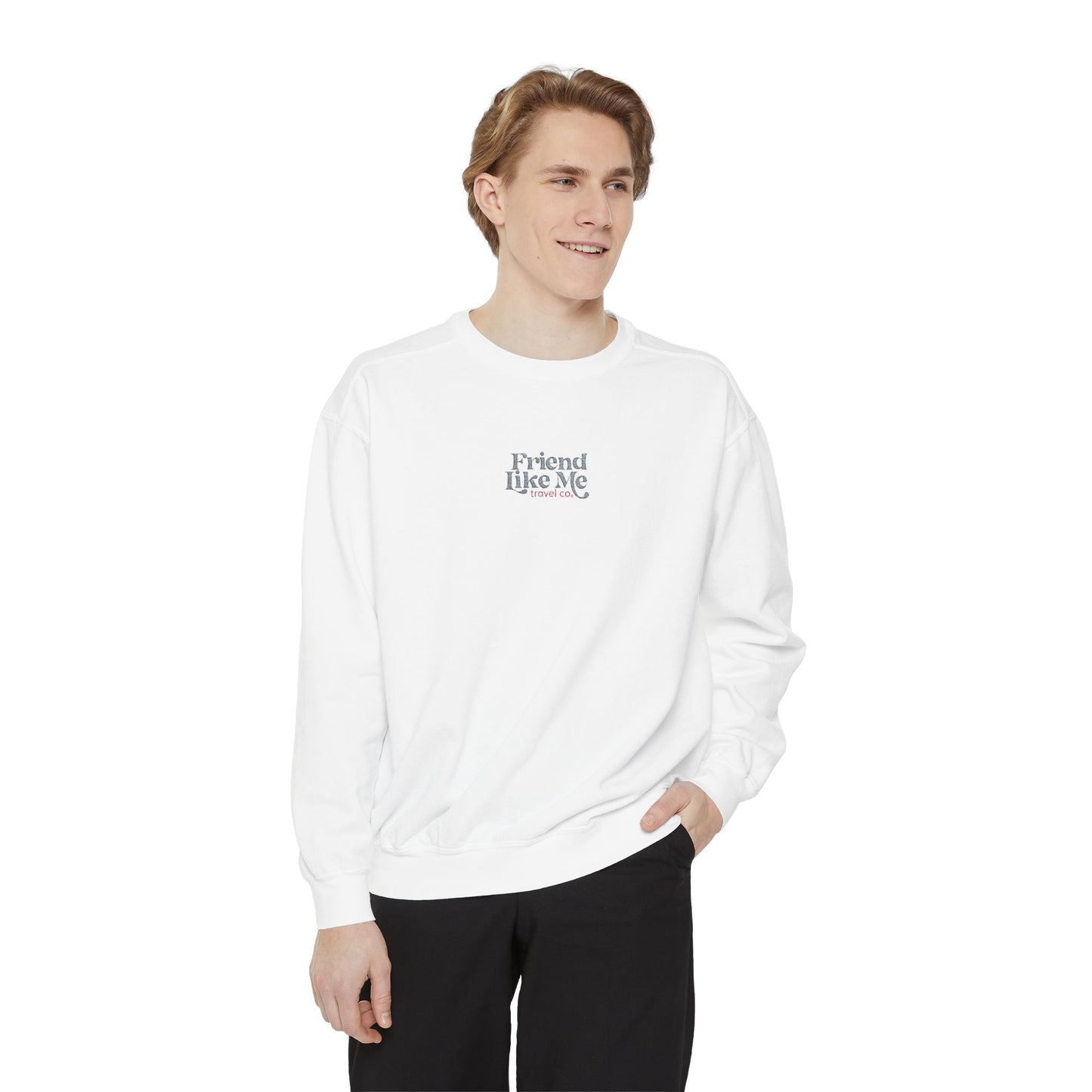 Embroidered Sweatshirt - Comfort Colors