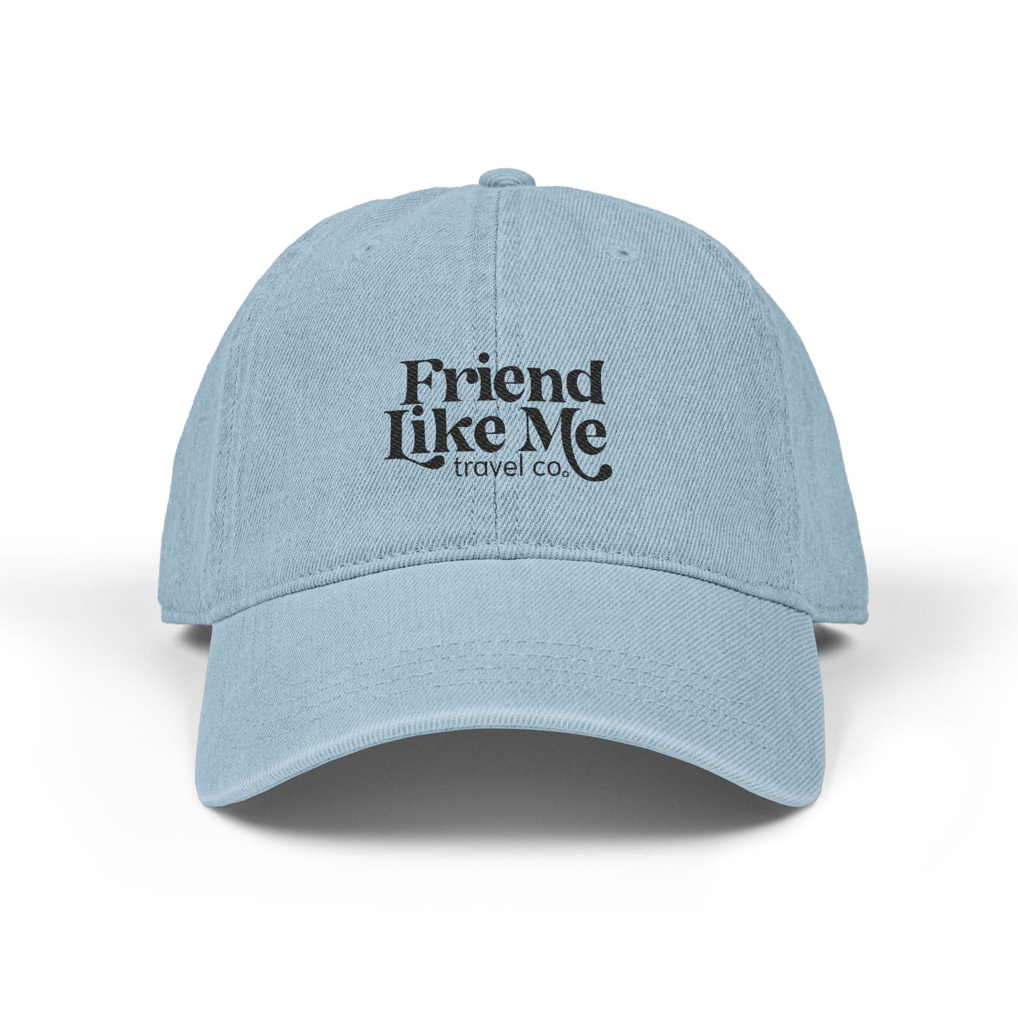 Denim Hat - Embroidered